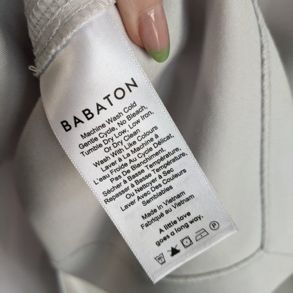 Aritzia Babaton Ruslan Off Shoulder Fitted Midi Dress SZ/ 4 - Picture 6 of 8